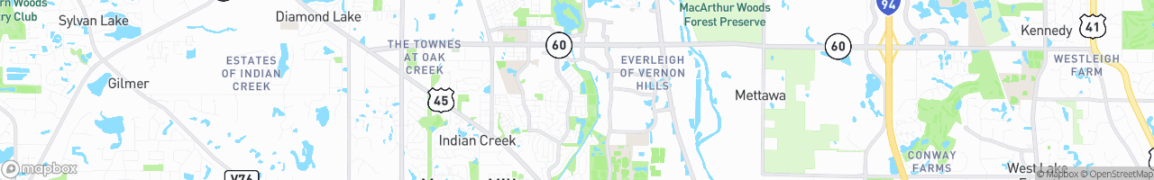 Vernon Hills - map