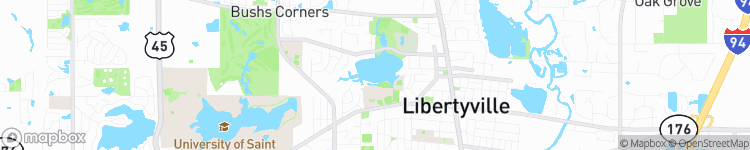 Libertyville - map