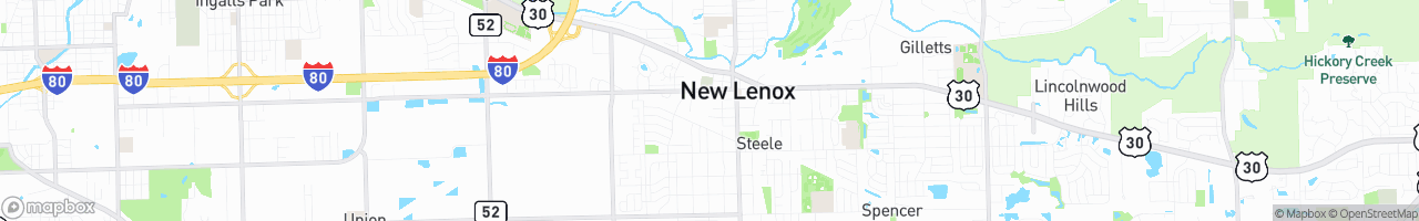 New Lenox - map