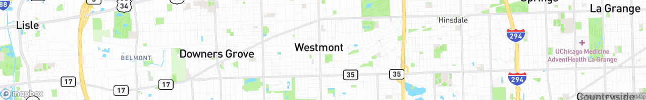 Westmont - map