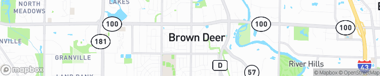 Brown Deer - map