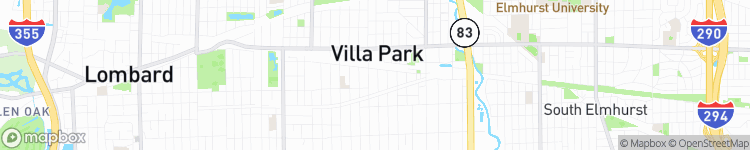 Villa Park - map