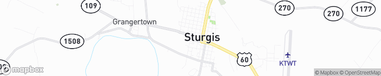 Sturgis - map