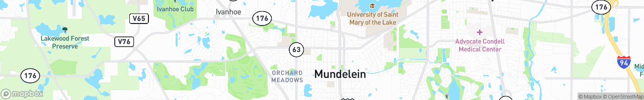 Mundelein - map