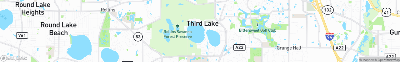 Third Lake - map