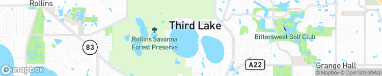 Third Lake - map