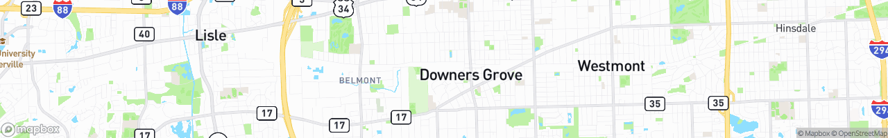 Downers Grove - map