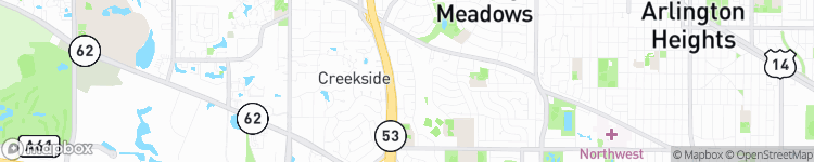 Rolling Meadows - map