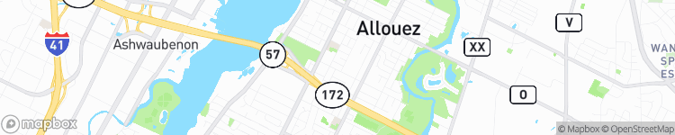 Allouez - map