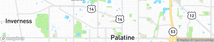 Palatine - map