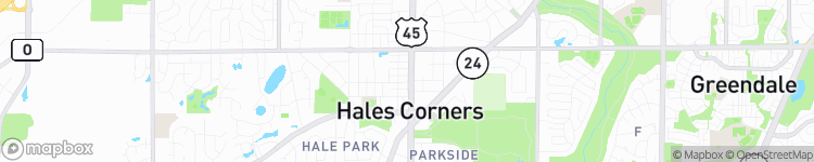 Hales Corners - map