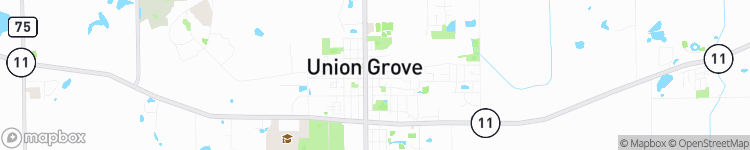 Union Grove - map