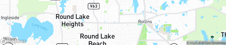 Round Lake Beach - map