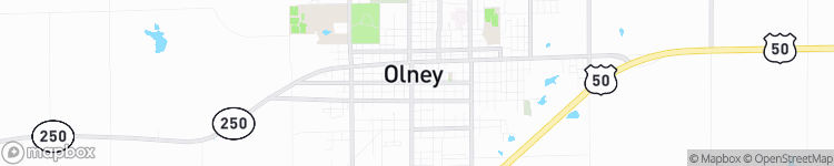 Olney - map