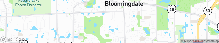 Bloomingdale - map