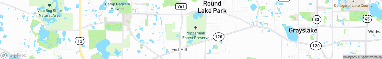 Round Lake - map