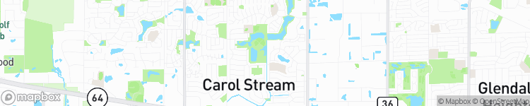 Carol Stream - map