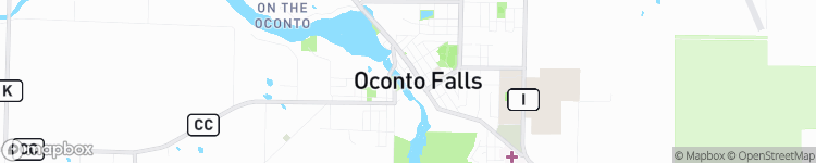 Oconto Falls - map