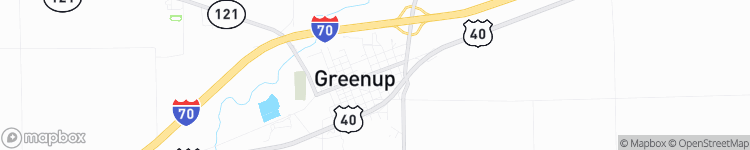 Greenup - map