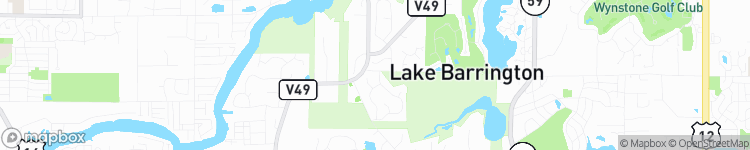 Lake Barrington - map