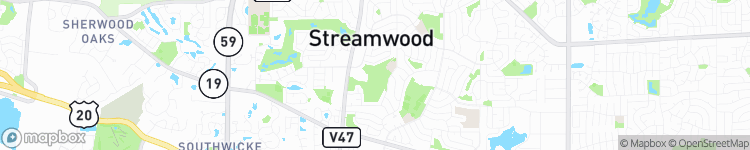 Streamwood - map