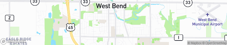 West Bend - map