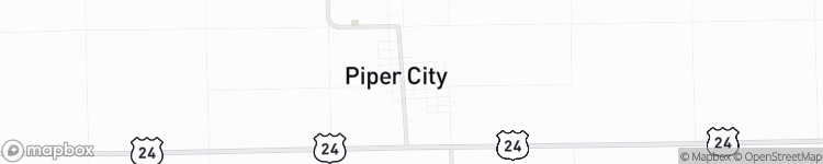 Piper City - map