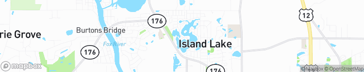 Island Lake - map