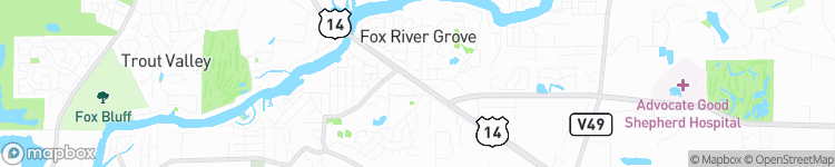 Fox River Grove - map
