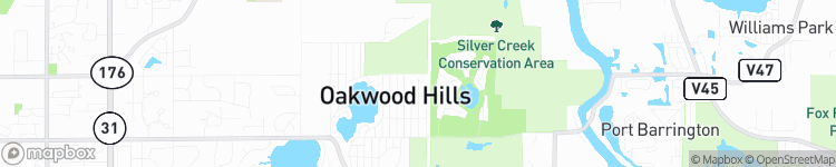 Oakwood Hills - map