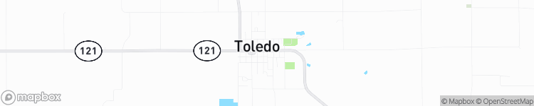 Toledo - map