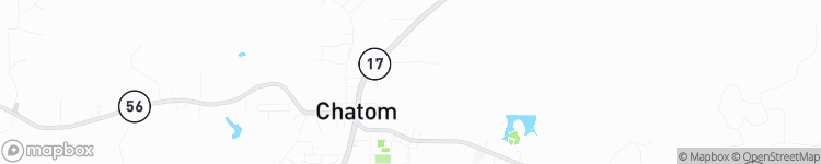Chatom - map