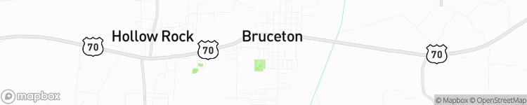 Bruceton - map