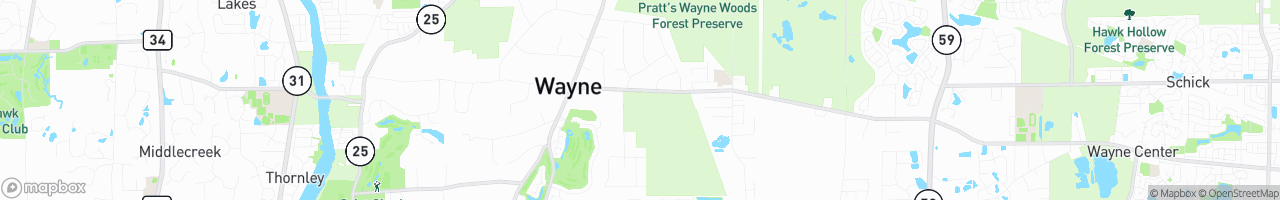 Wayne - map