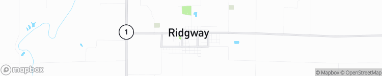 Ridgway - map