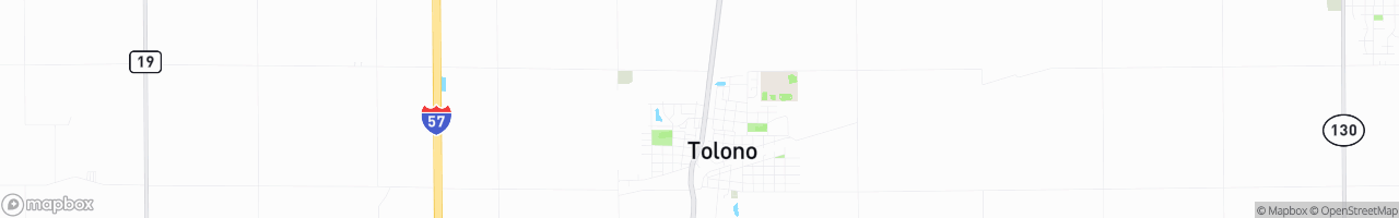 Tolono - map
