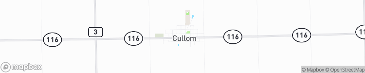 Cullom - map