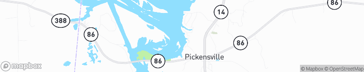 Pickensville - map