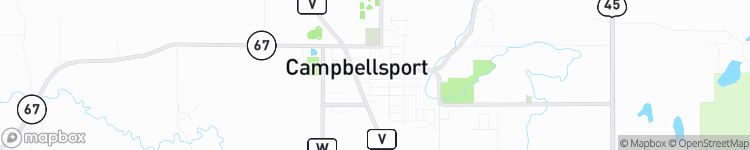 Campbellsport - map