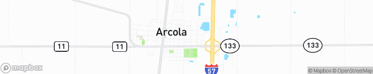 Arcola - map