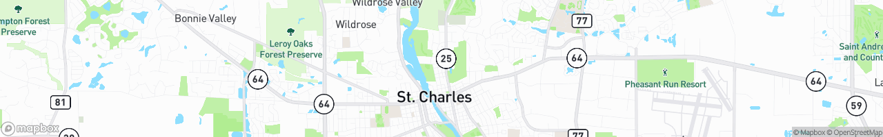 Saint Charles - map
