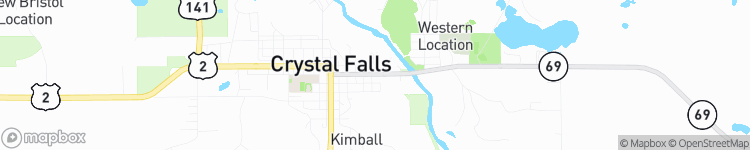 Crystal Falls - map