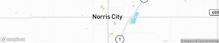 Norris City - map