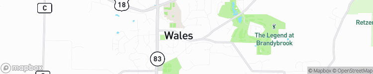 Wales - map