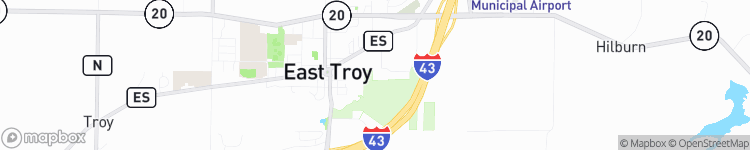 East Troy - map