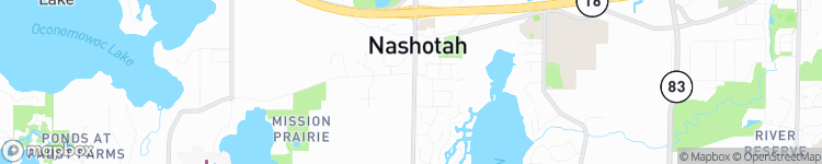 Nashotah - map