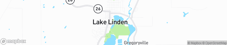 Lake Linden - map