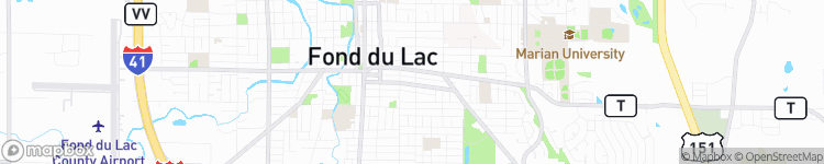 Fond du Lac - map