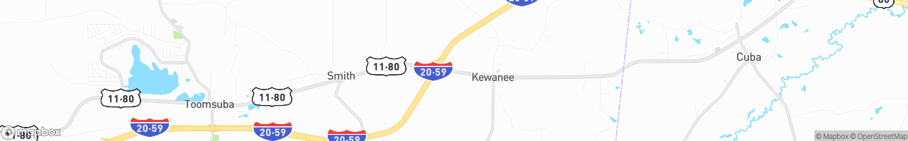 Kewanee One Stop - map