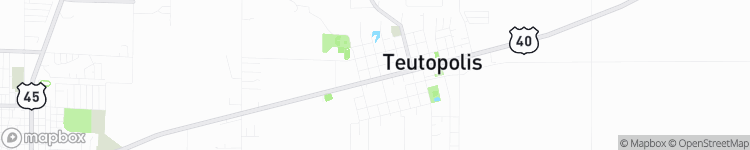 Teutopolis - map